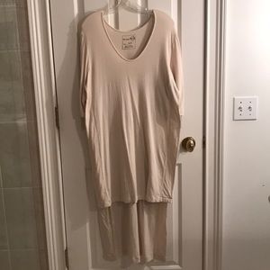 Cream Colored Long Sleeve Free People Tunic
